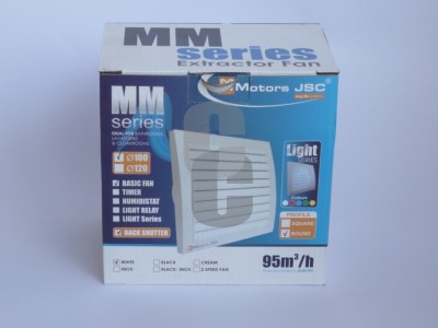 Вентилатор баня JSC ф100 с клапа КВАДРАТ                                                                                                                                                                                                                                                                    